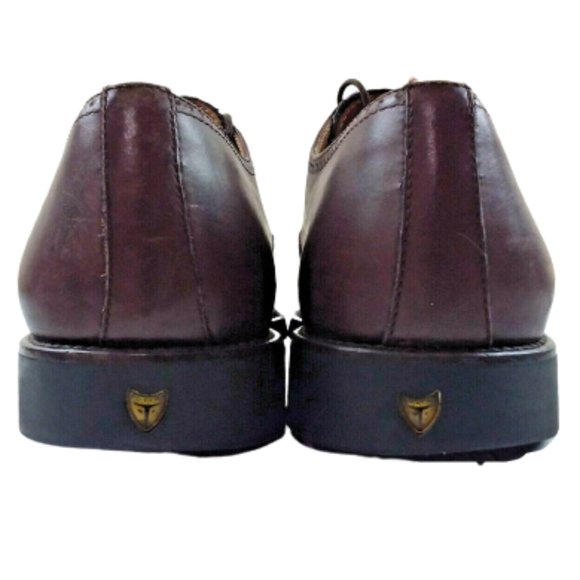 Toschi CIS Equipped Carbonlite Oxfords Dress Shoes Apron Toe Brown Leather - Picture 8 of 12